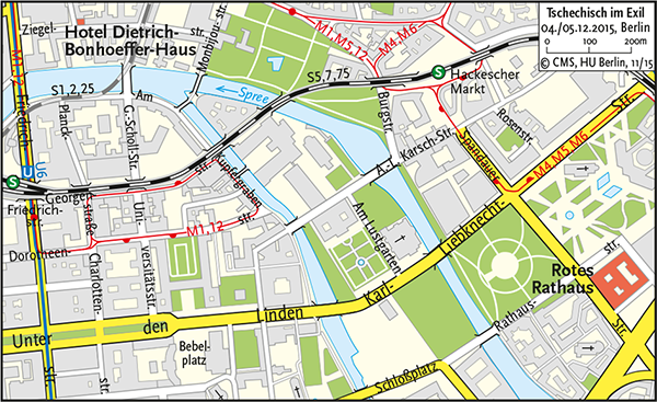 Veranstaltungsort Workshop "Tschechisch im Exil"