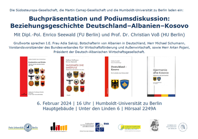 Buchpräsentation und Podiumsdiskussion