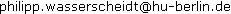 E-Mail-Adressse